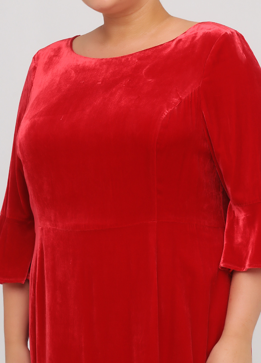 Темно-красное кэжуал платье Boden однотонное
