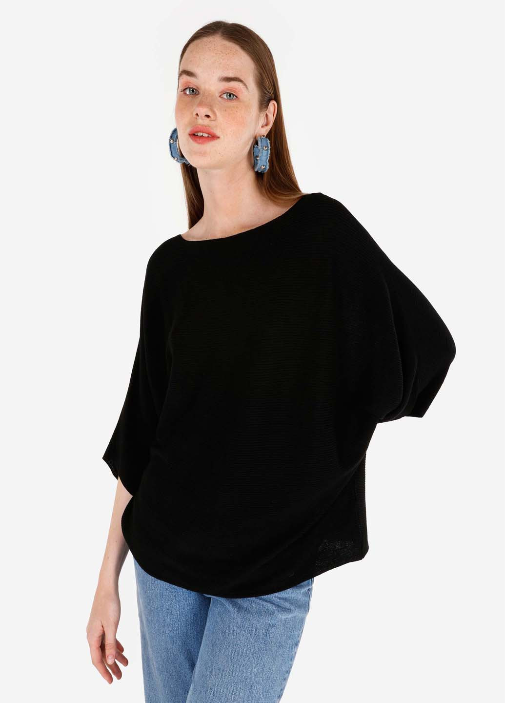 Чорний зимовий джемпер джемпер Colin's