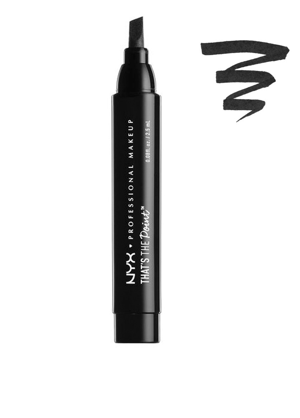 Подводка для глаз That's The Point Eyeliner Super Edgy (черный), 2,5 мл NYX Professional Makeup (75098501)