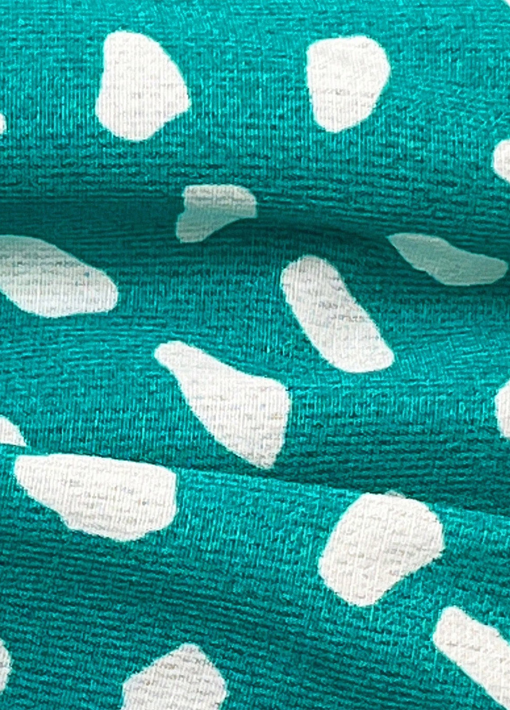 Бирюзовое кэжуал платье платье-майка, клеш SHEIN с рисунком