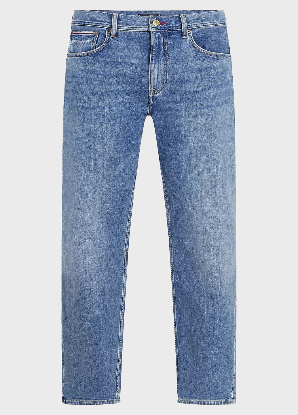 Голубые демисезонные зауженные джинсы Tommy Hilfiger