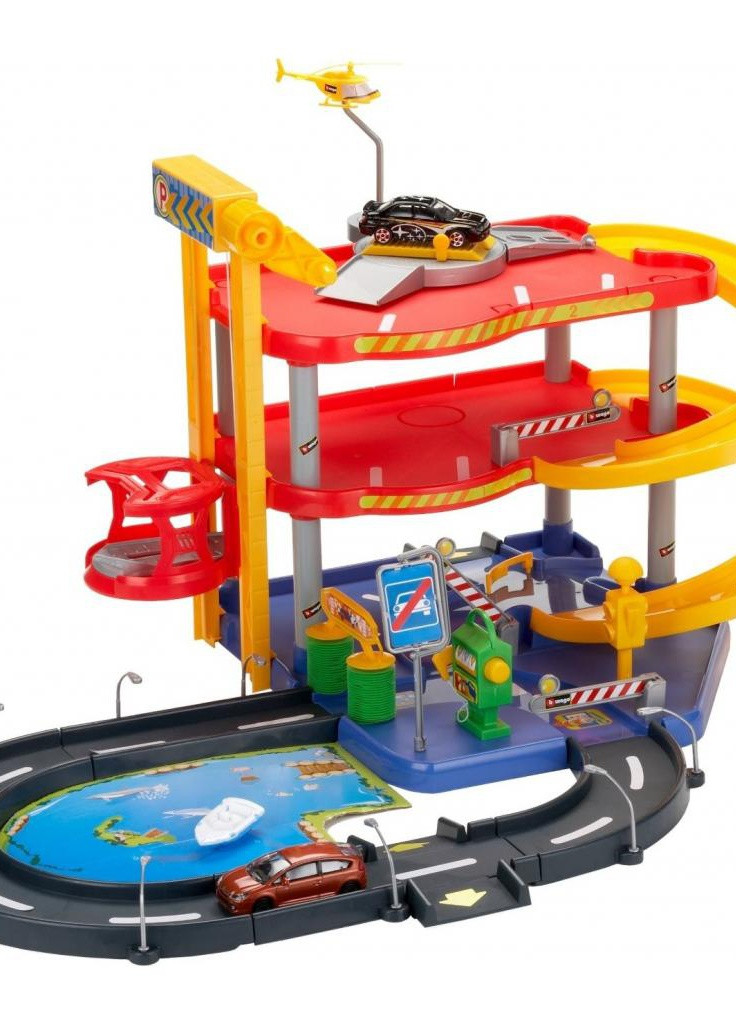 Игровой набор Гараж (3 уровня, 2 машинки 1:43) (1830025) Bburago Гараж (3 рівні, 2 машинки 1:43) (202365130)