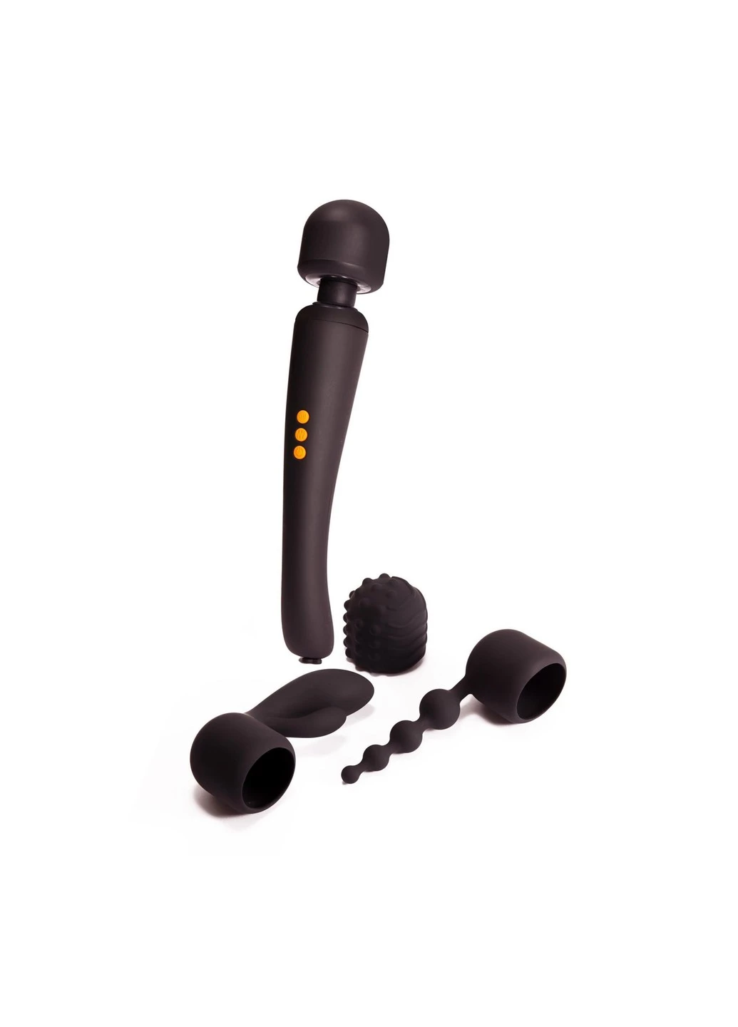 Вибромассажер с тремя насадками Supercharge Wand Set Pornhub (252612363)