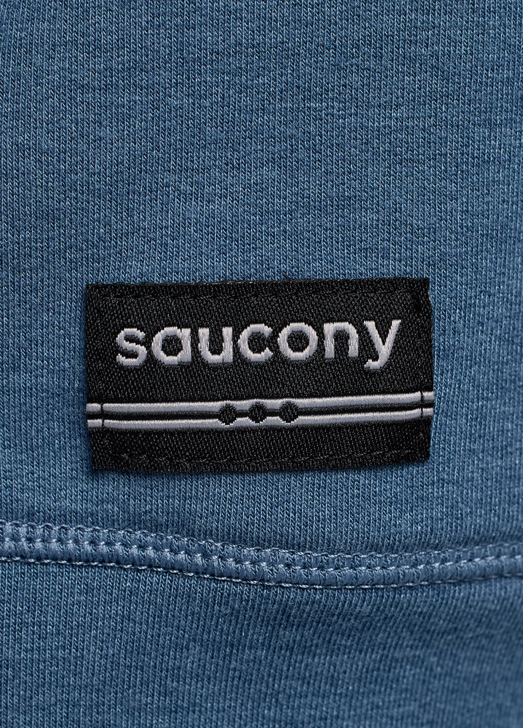 Світшот Saucony - Прямий крій меланж темно-блакитний спортивний, кежуал поліестер - (276057623)