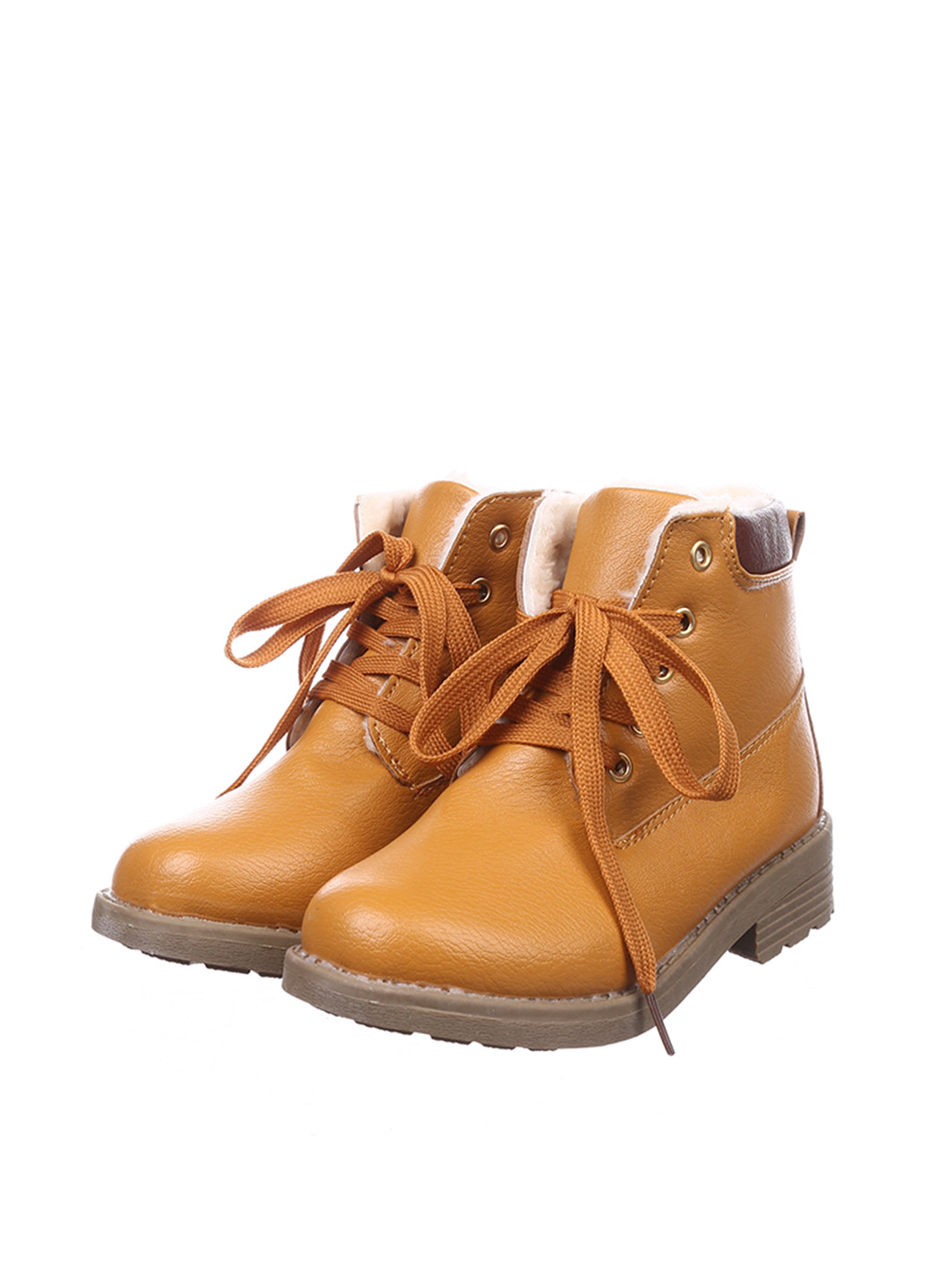 Зимние ботинки тимберленды N/M без декора