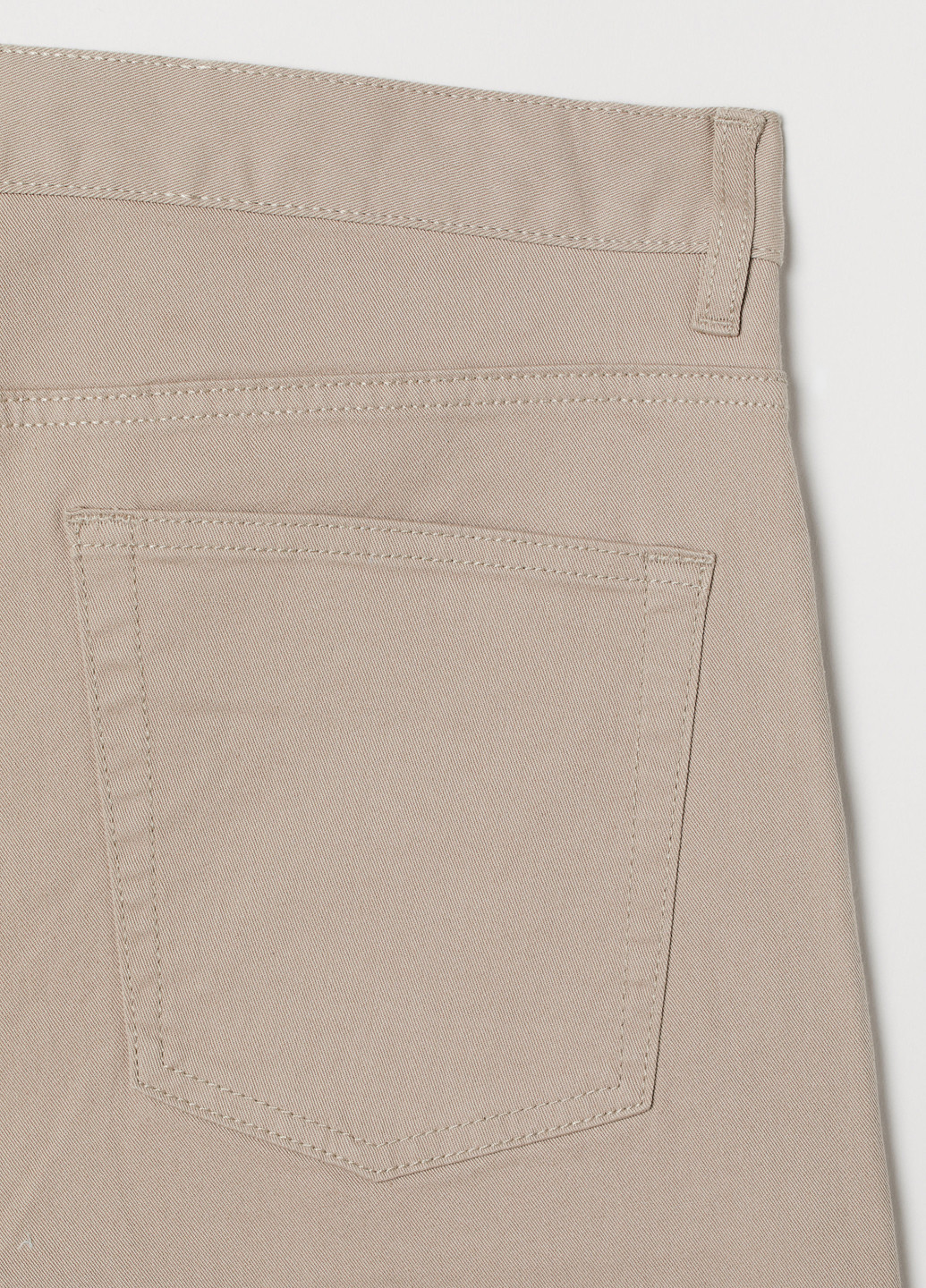 Светло-бежевые демисезонные зауженные джинсы H&M