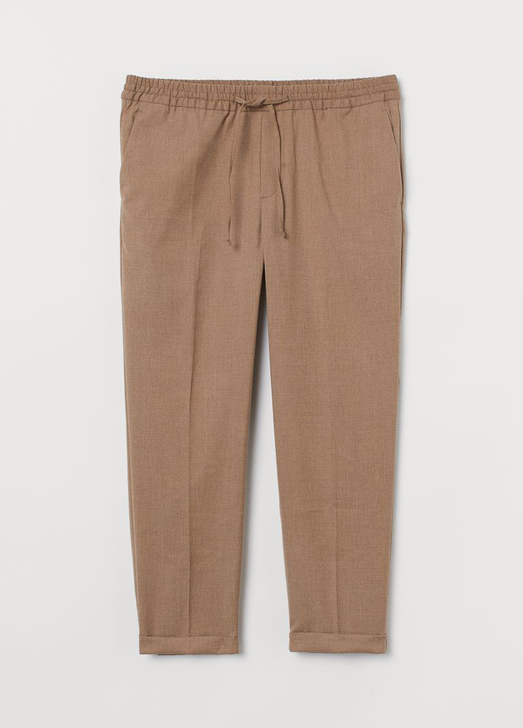Темно-бежевые демисезонные брюки H&M