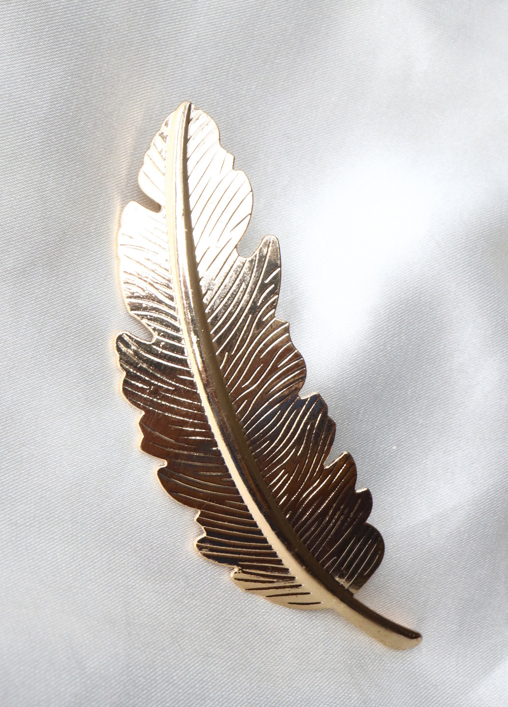 Заколка для волосся "Листок" золотистий Анна Ясеницька (254300052)