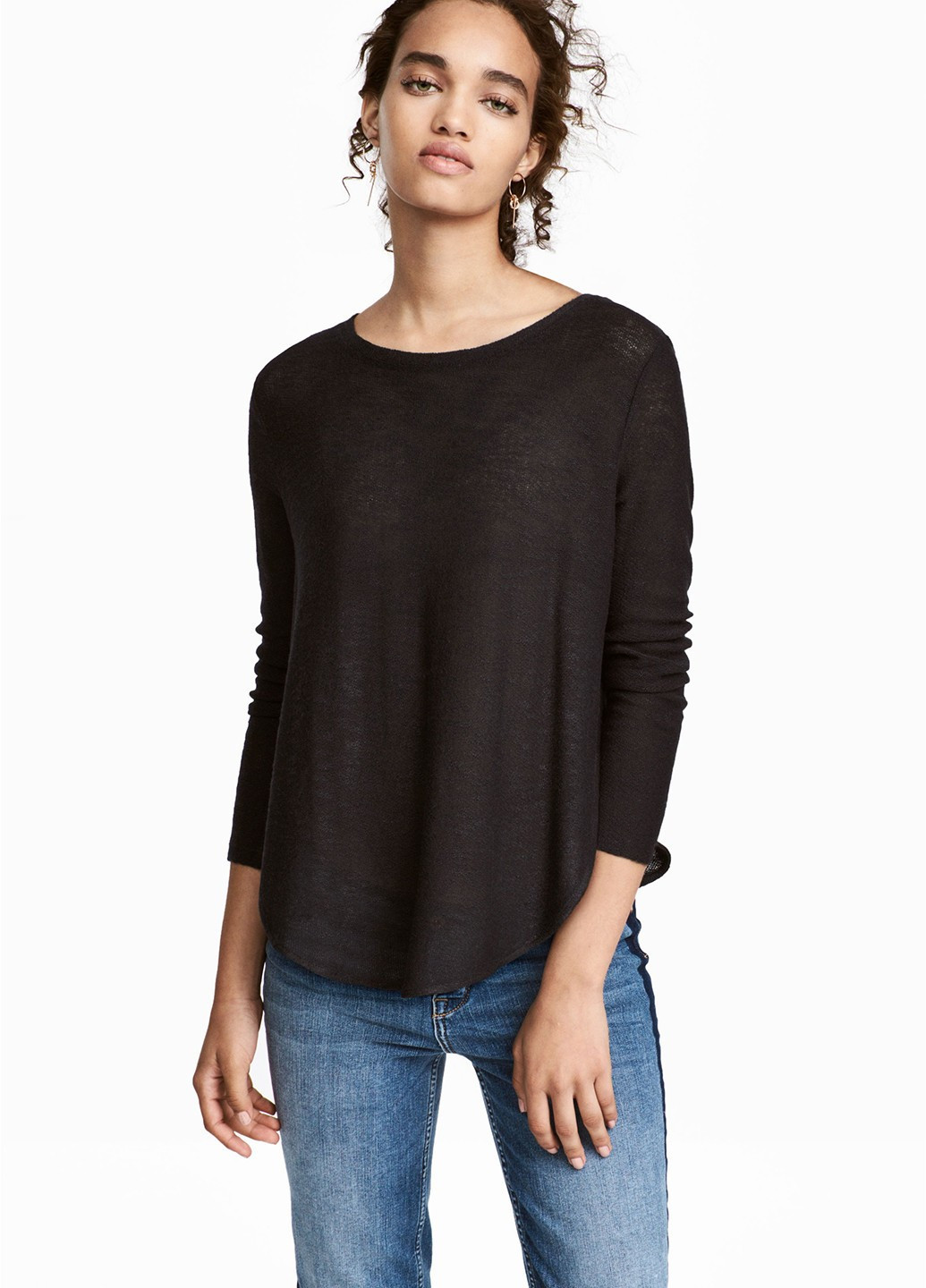 Черный демисезонный джемпер джемпер H&M