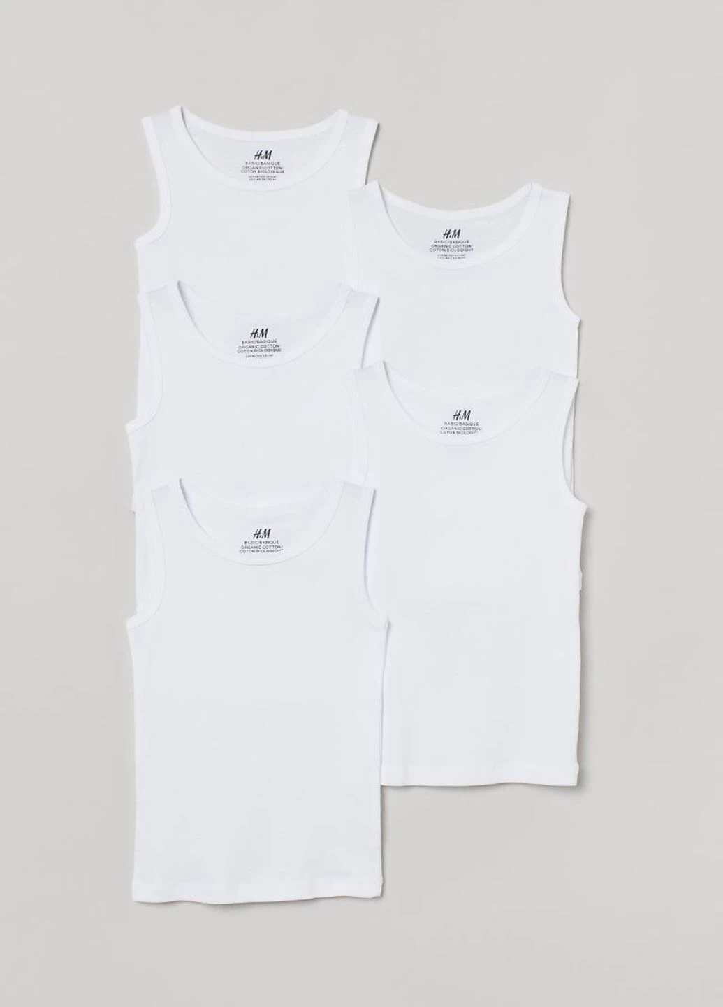 Белая демисезонная майка H&M