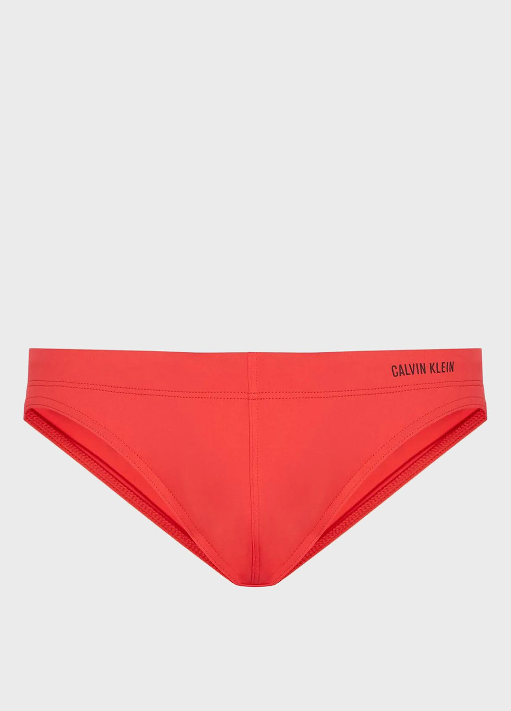 Мужские красные пляжные плавки брифы Calvin Klein