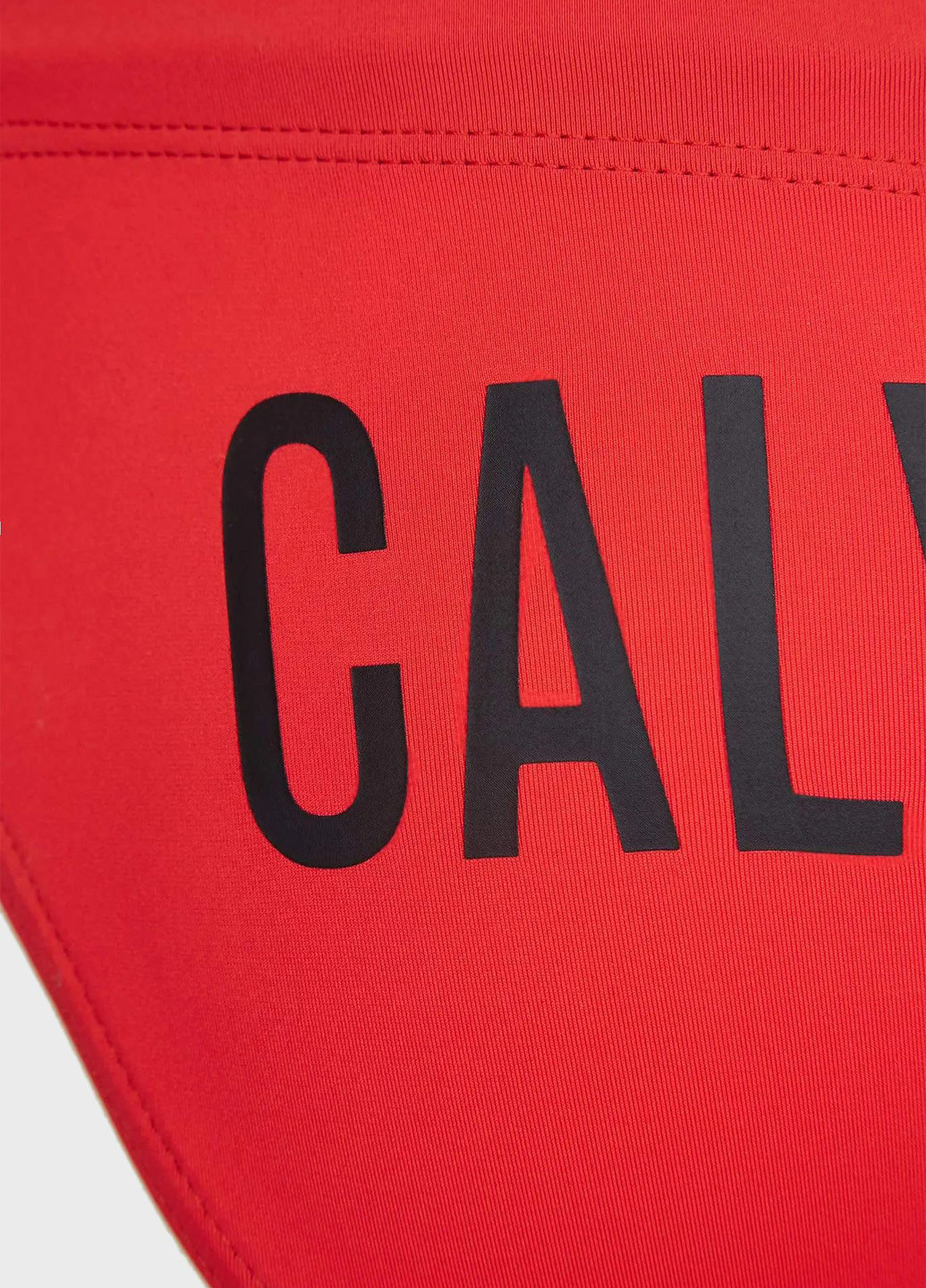 Мужские красные пляжные плавки брифы Calvin Klein