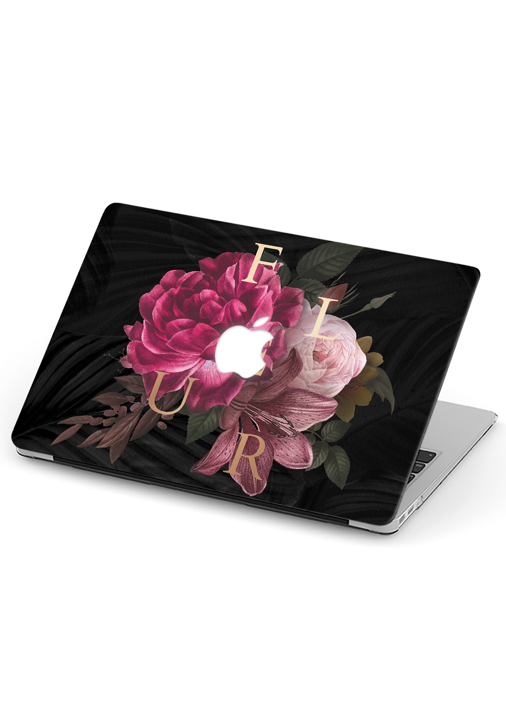Чохол пластиковий для Apple MacBook Air 13 A1932 / A2179 / A2337 Півонії і троянди (Peonies and roses) (9656-2336) MobiPrint (218857635)