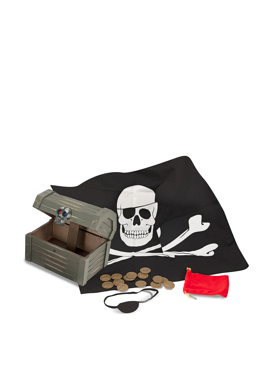 Ігровий набір Піратська скриня, 18,5х19,1х24,8 см Melissa & Doug (251711319)