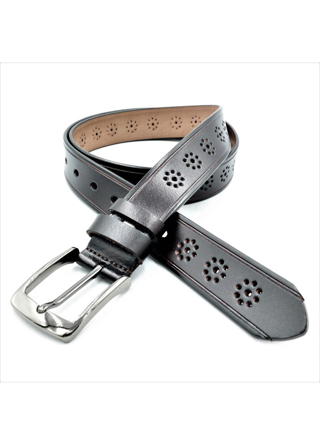 Женский кожаный ремень 110-115х3,3 см Le-Mon (254595396)