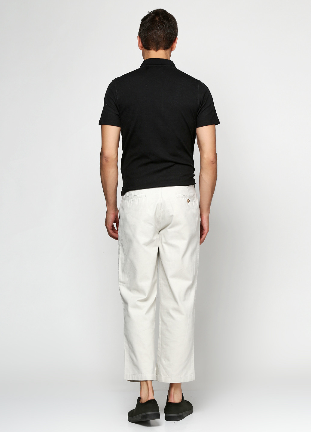Светло-серые кэжуал демисезонные со средней талией брюки George