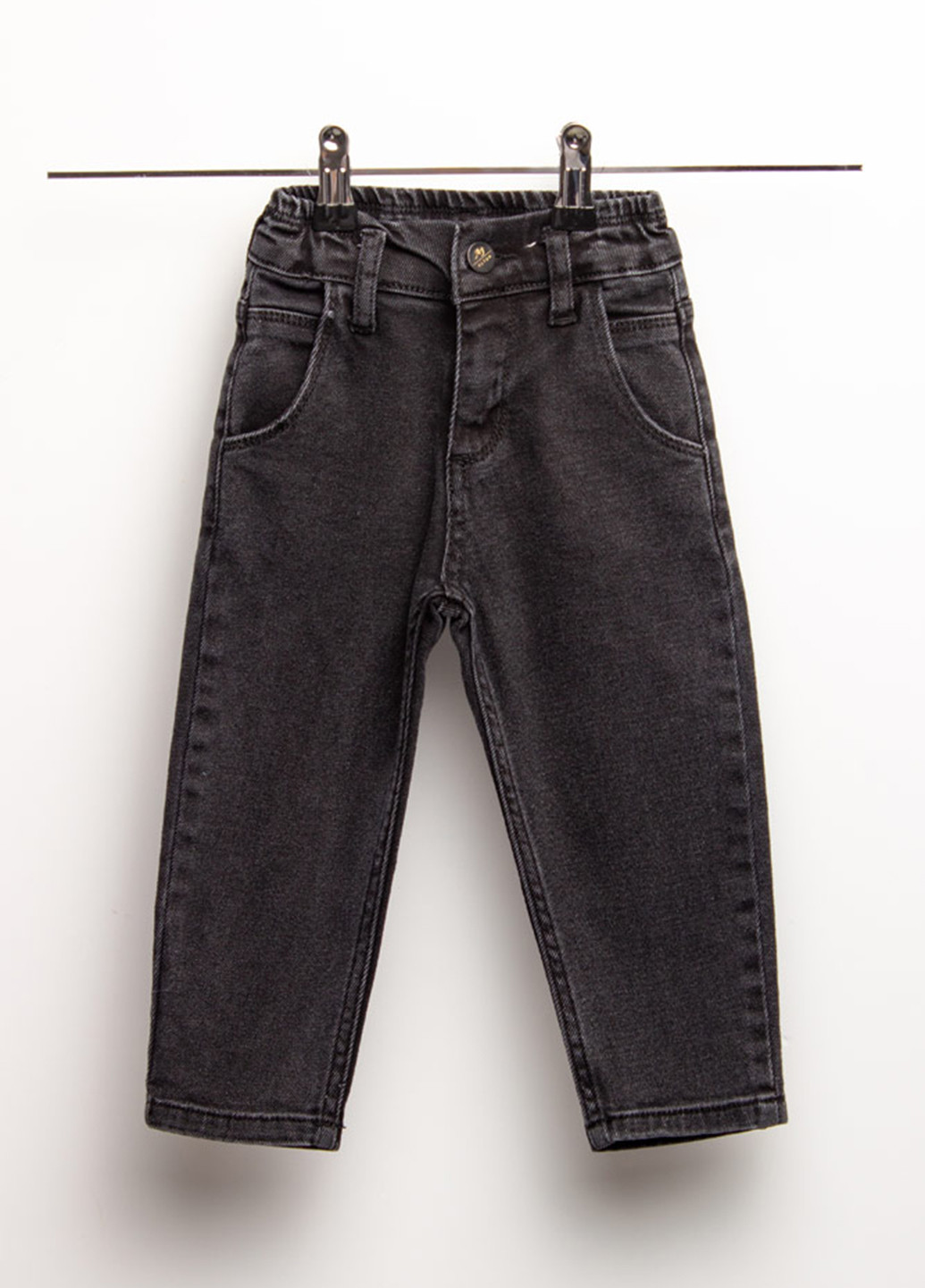 Черные демисезонные зауженные джинсы Altun