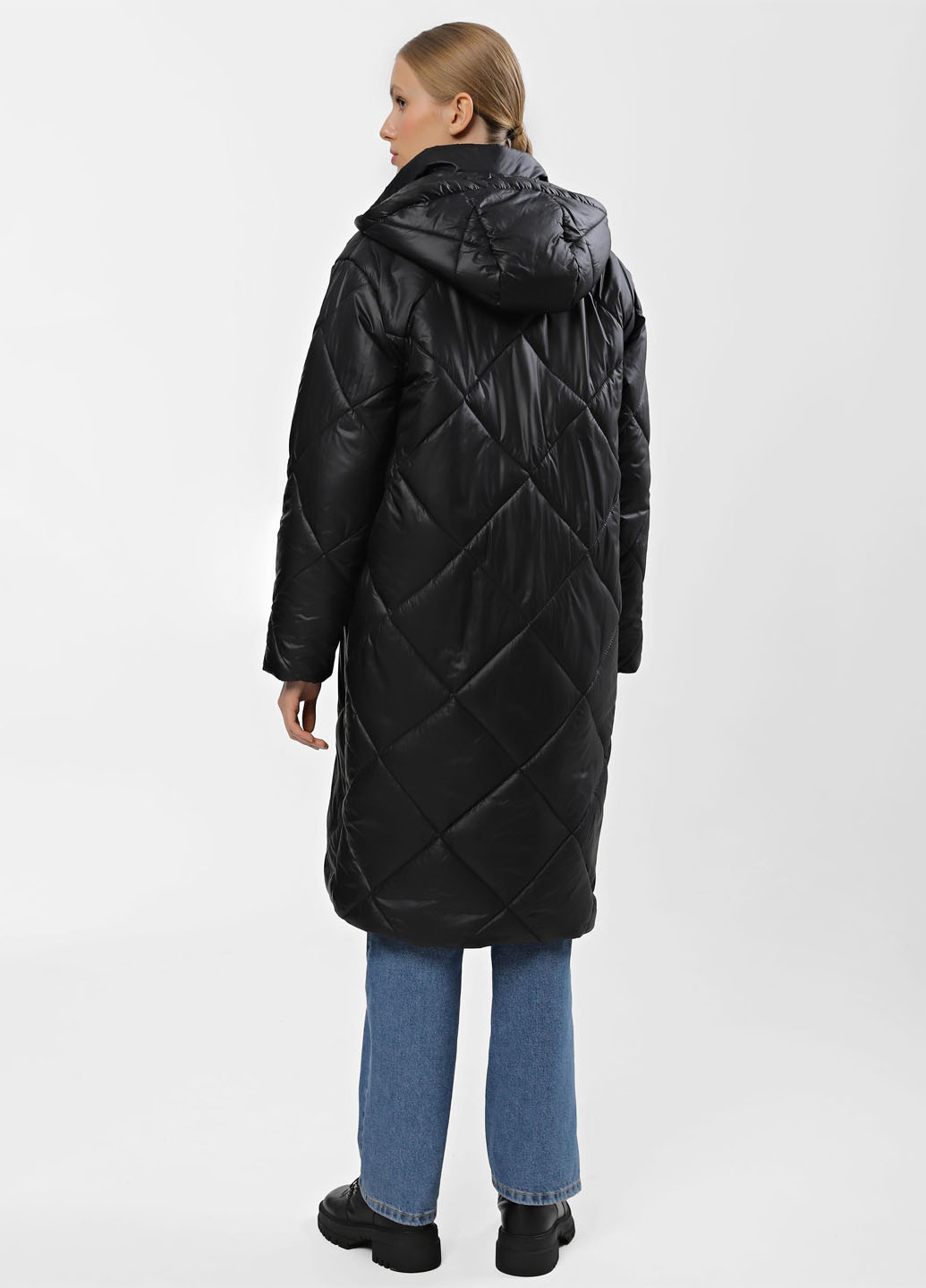 Черная зимняя куртка Braska 91-106/301