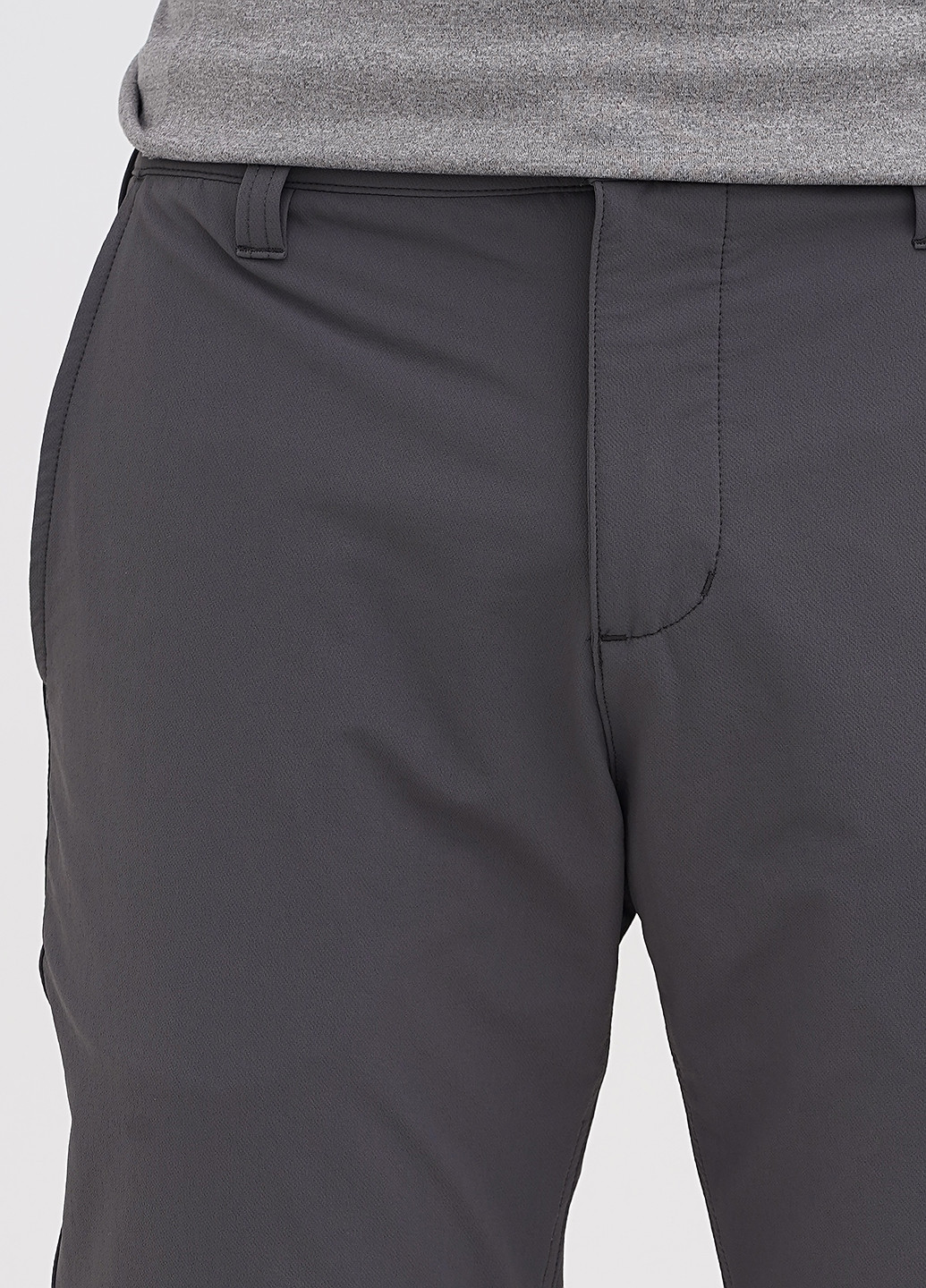 Темно-серые кэжуал демисезонные прямые брюки American Giant
