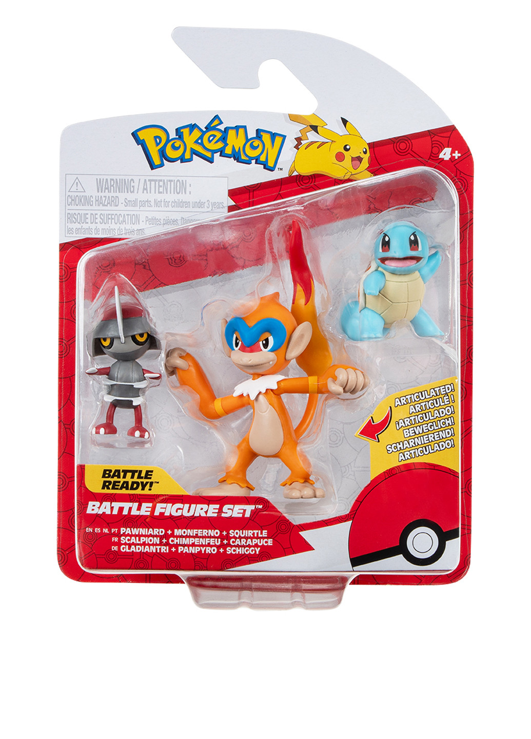 Набір ігрових фігурок W18 (3шт.) Pokemon (278369555)