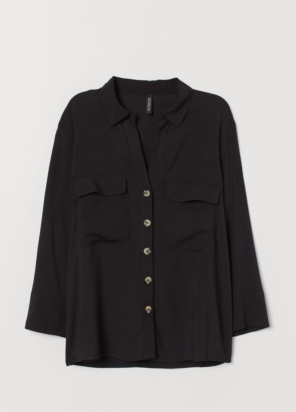 Чёрная блуза H&M