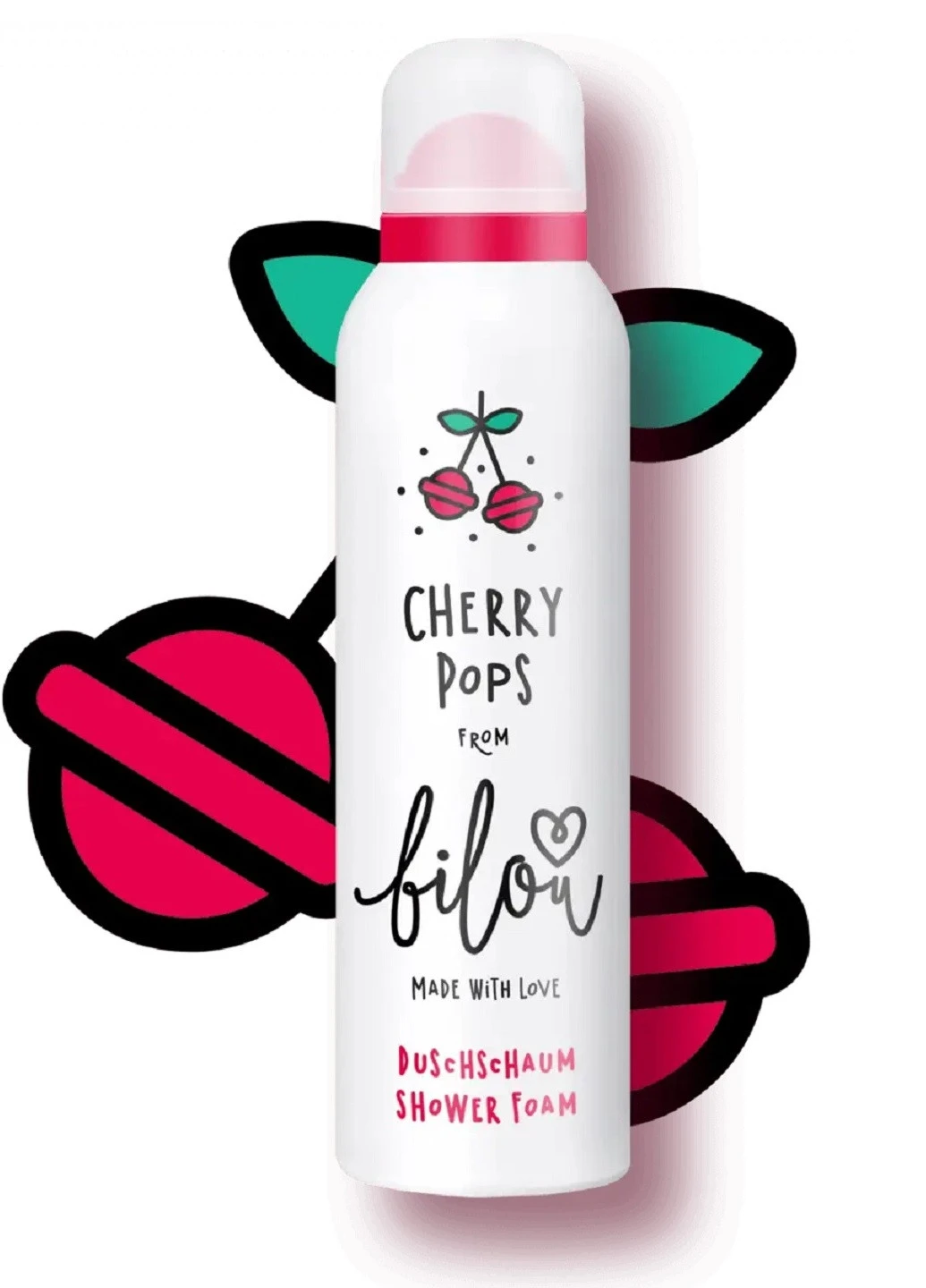 Пінка для душу Cherry Pops 200 мл Bilou (256353126)
