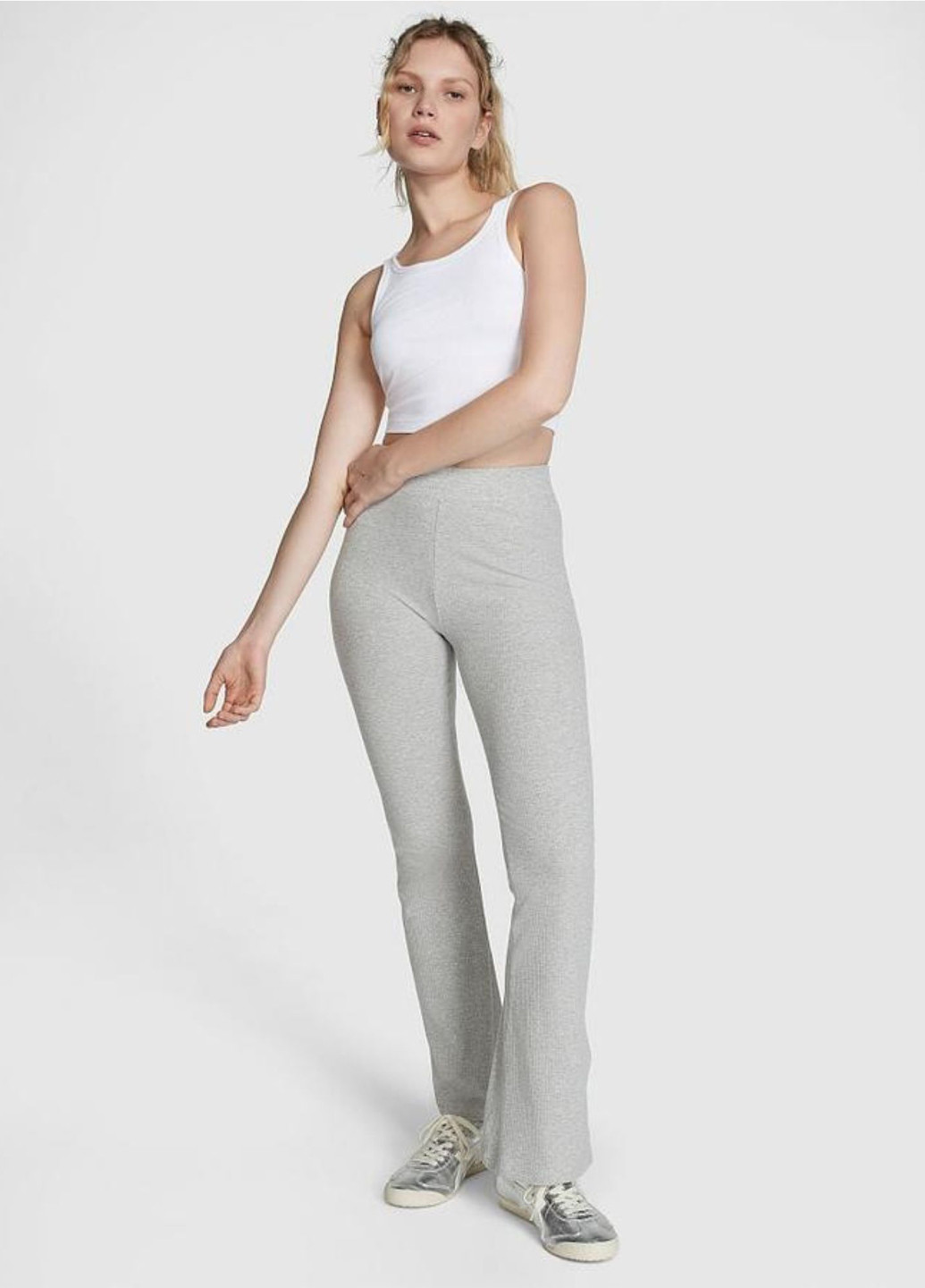 Серые демисезонные леггинсы Victoria's Secret