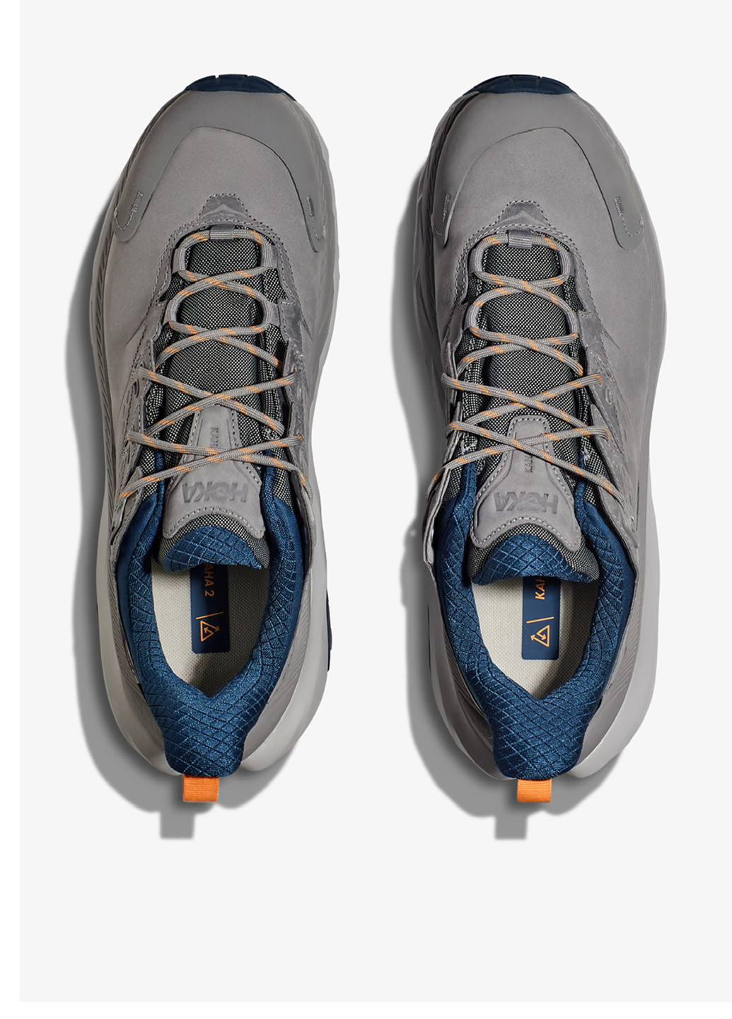 Серые демисезонные кроссовки HOKA KAHA 2 LOW GTX