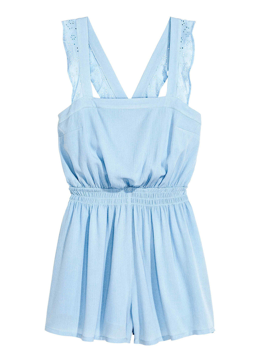 Комбінезон H&M комбінезон-шорти світло-блакитний кежуал