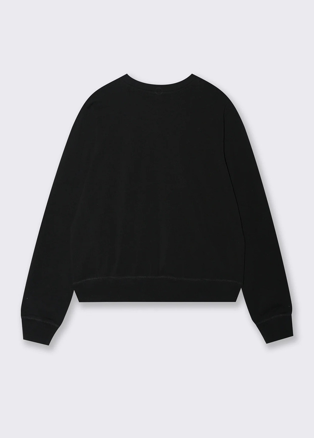 Черный свитшот Piazza Italia надпись без декора (363048314)