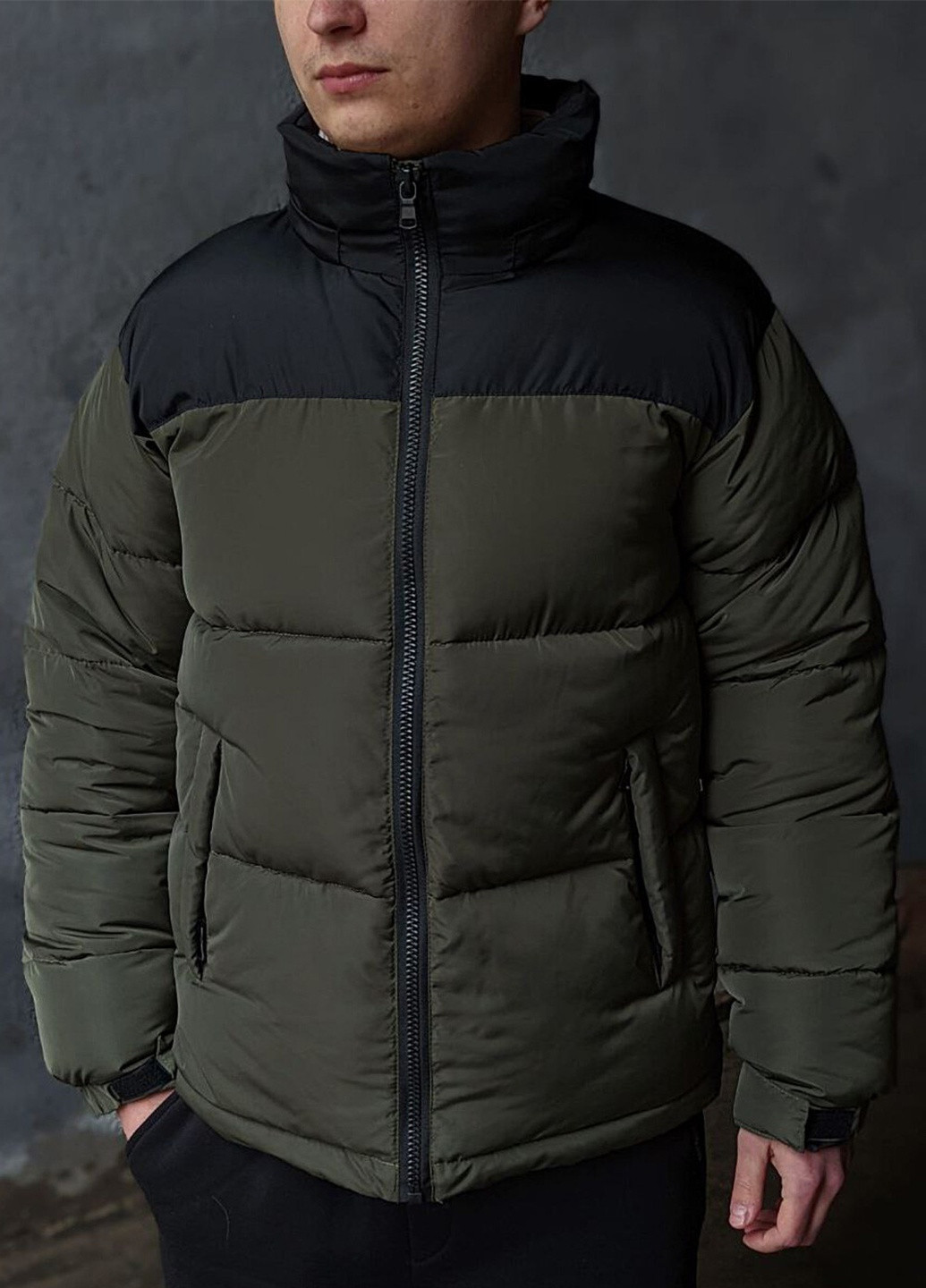 Зеленая зимняя куртка зимняя reload - simple, khaki VDLK