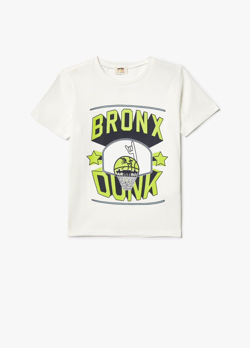 Белая летняя футболка KOTON