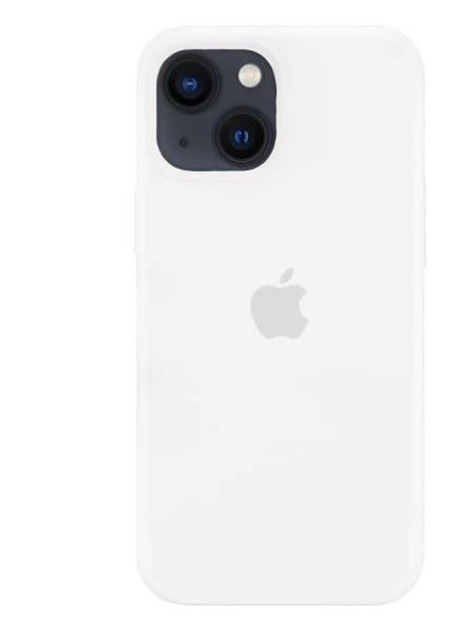Силиконовый Чехол Накладка Silicone Case для iPhone 13 White No Brand (254091972)