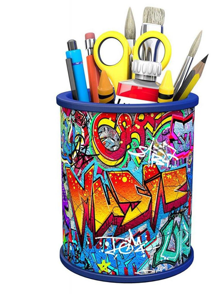 Пазл 3D Girly Girl Подставка для карандашей. Граффити 54 элемента (RSV-121090) Ravensburger (202373636)