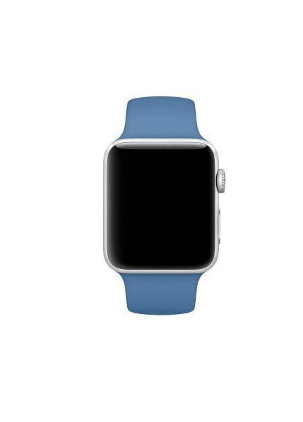 Ремешок Sport Band для Apple Watch 42/44mm силиконовый голубой спортивный Series 5 4 3 2 1 Light blue ARM (222374831)