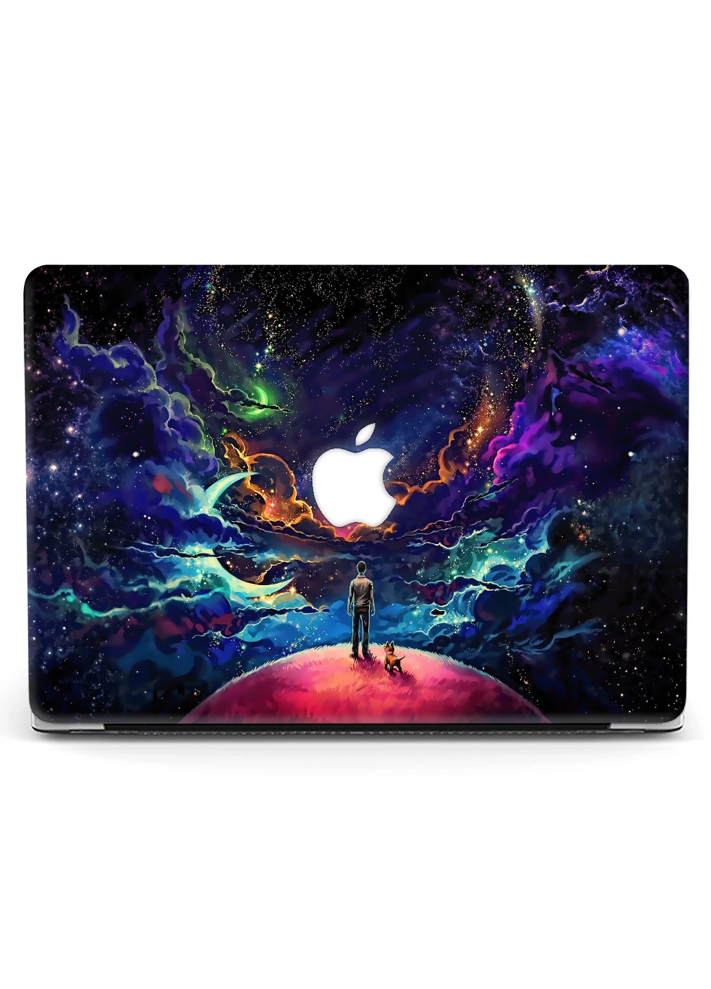 Чехол пластиковый для Apple MacBook Pro Retina 15 A1398 Мужчина и пес во Вселенной (6353-2553) MobiPrint (218858108)