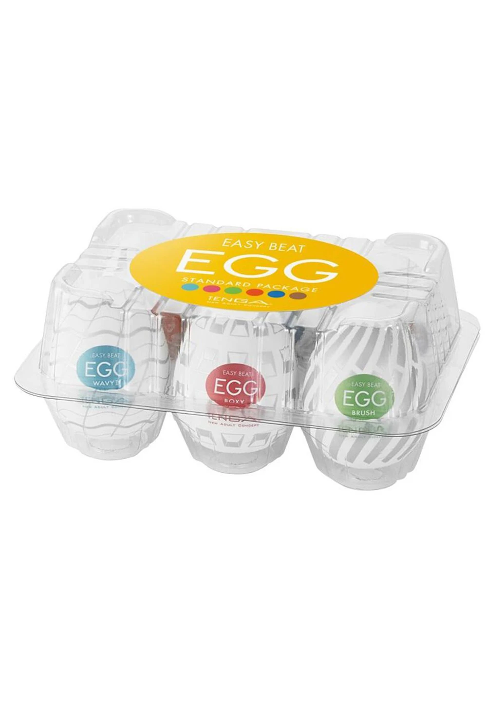 Набір яєць-мастурбаторів Egg New Standard Pack (6 яєць) Tenga (254151898)