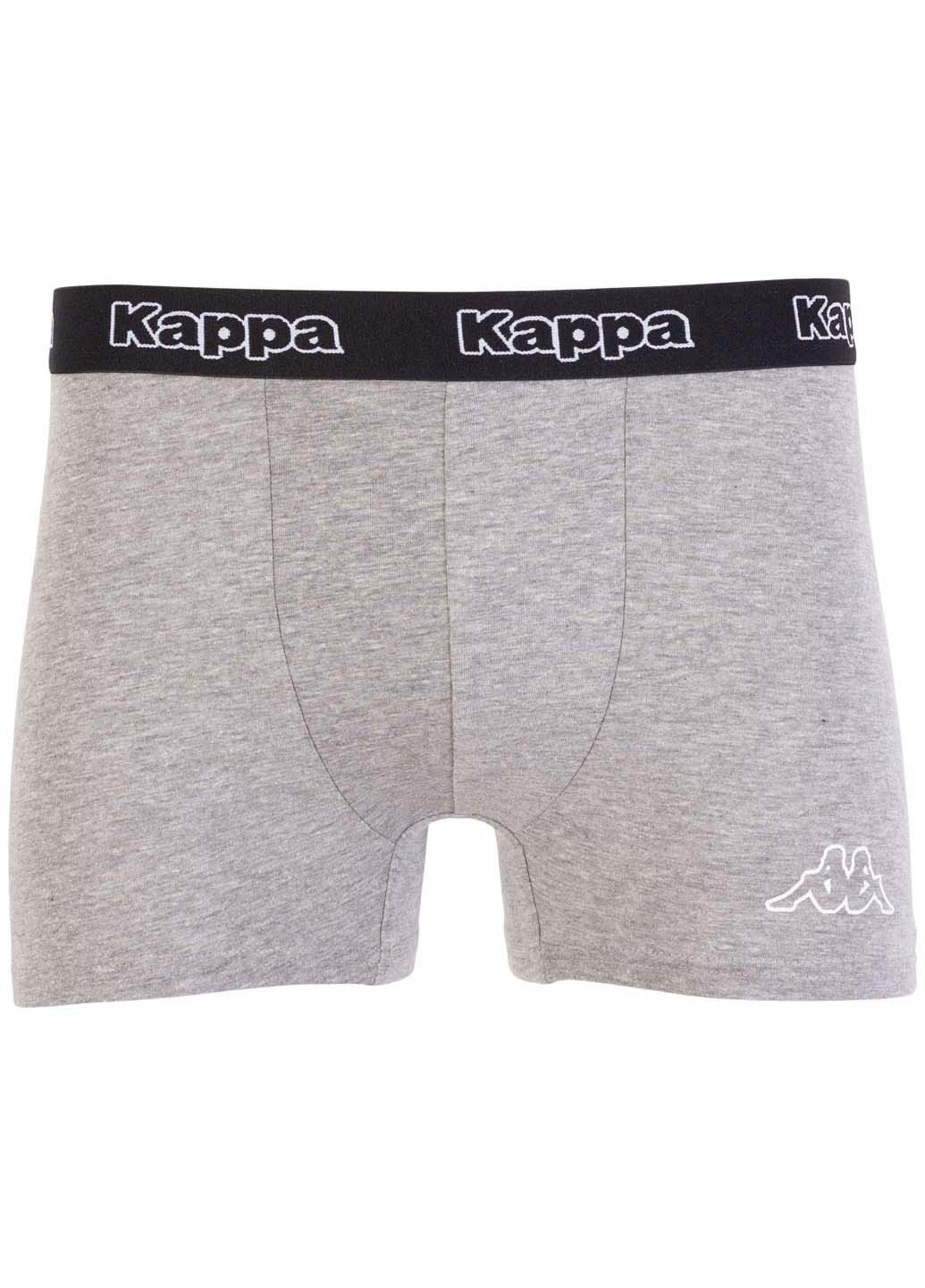 Трусы Kappa Men's Boxer 2-pack боксеры серые хлопок
