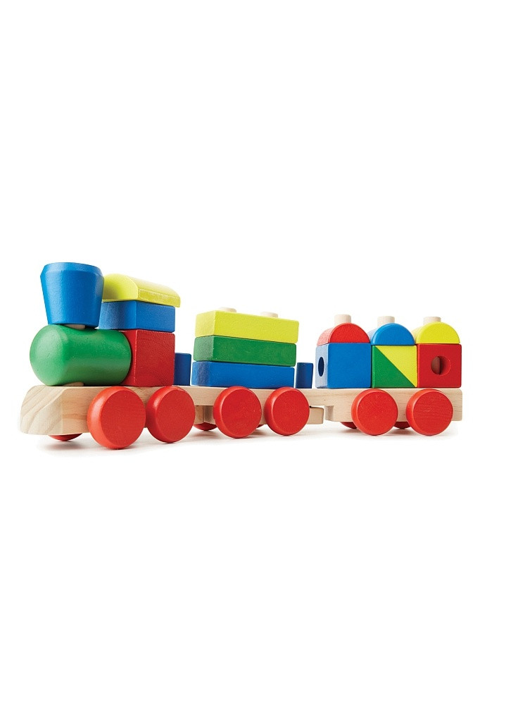 Развивающая игрушка Поезд из кубиков (MD572) Melissa&Doug (254075568)