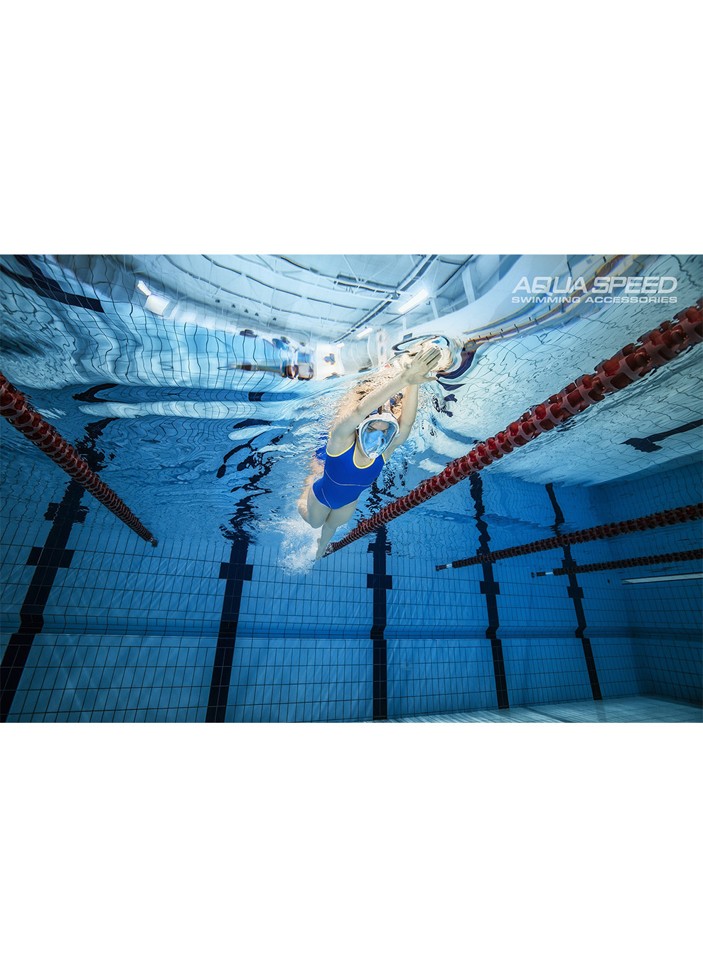 Полнолицевая маска SPECTRA 2.0 7073 синий, черный Муж L/XL (5908217670731) Aqua Speed (254295941)