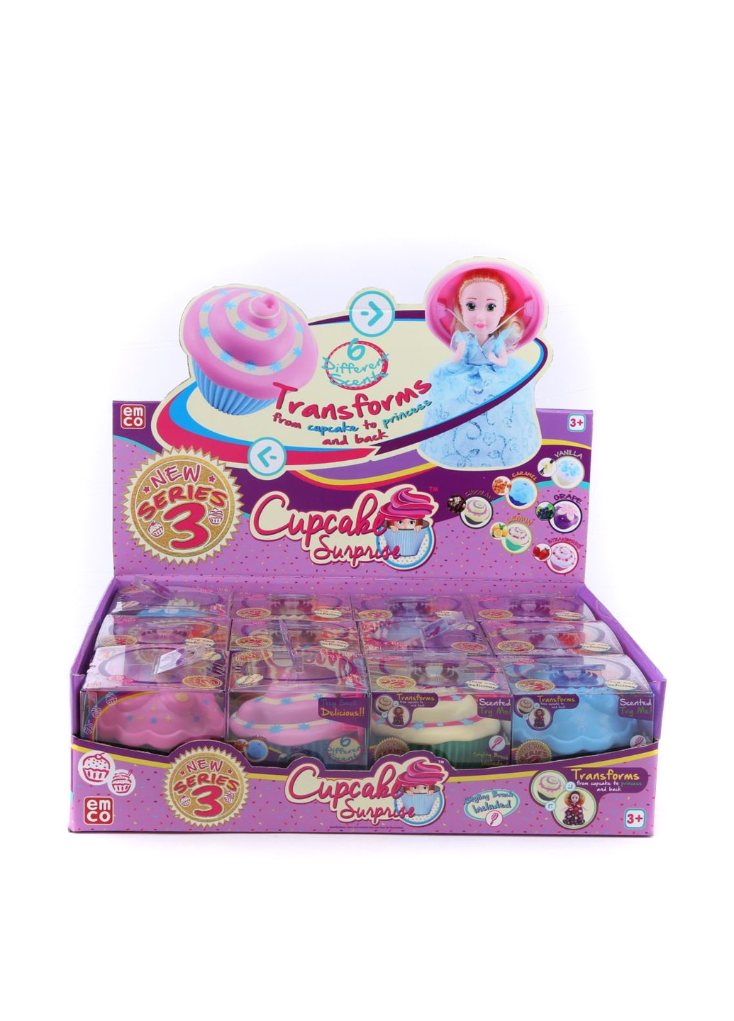 Кукла серии "Ароматные капкейки" S3 (12 видов в ассорт., в дисплее) Cupcake Surprise (162936167)