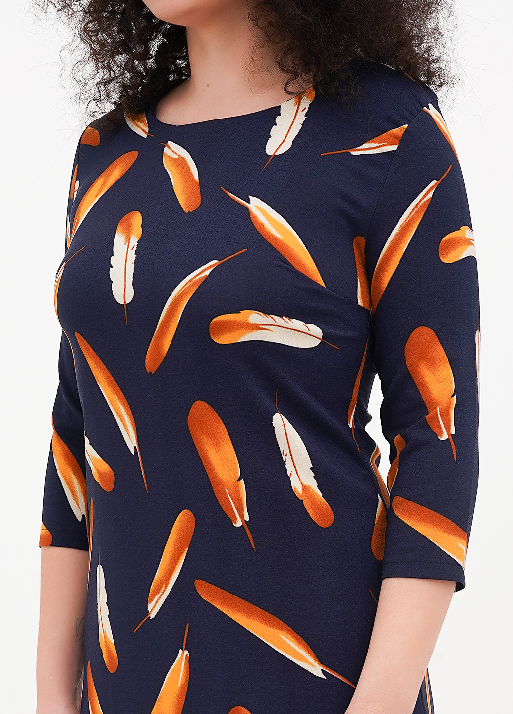 Синя кежуал сукня силуетна Imperial з малюнком