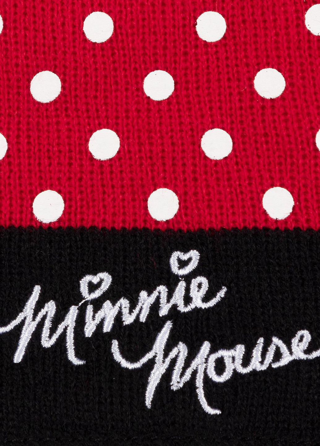 Комплект дитячий ACCCS-AW19-11DSTC Mickey&Friends шапка + шарф + рукавиці горошок червоні кежуали акрил