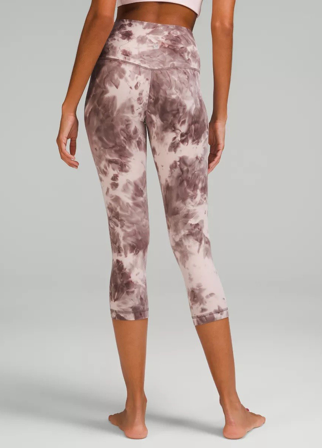 Комбинированные демисезонные легинсы Lululemon Athletica