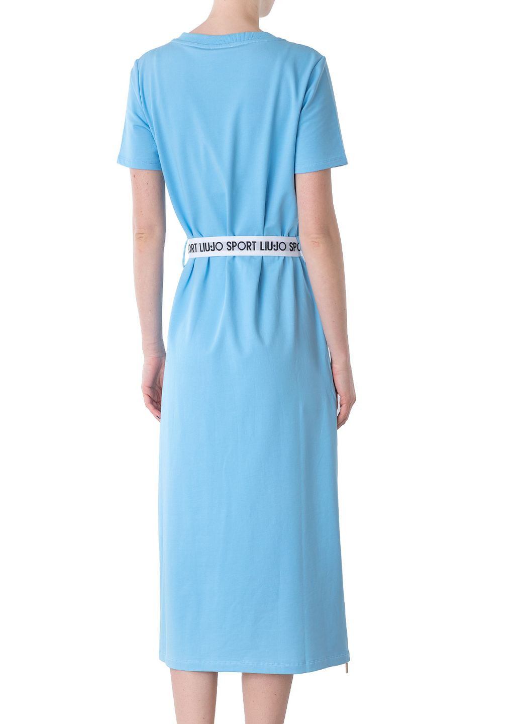 Блакитна кежуал сукня Liu Jo однотонна