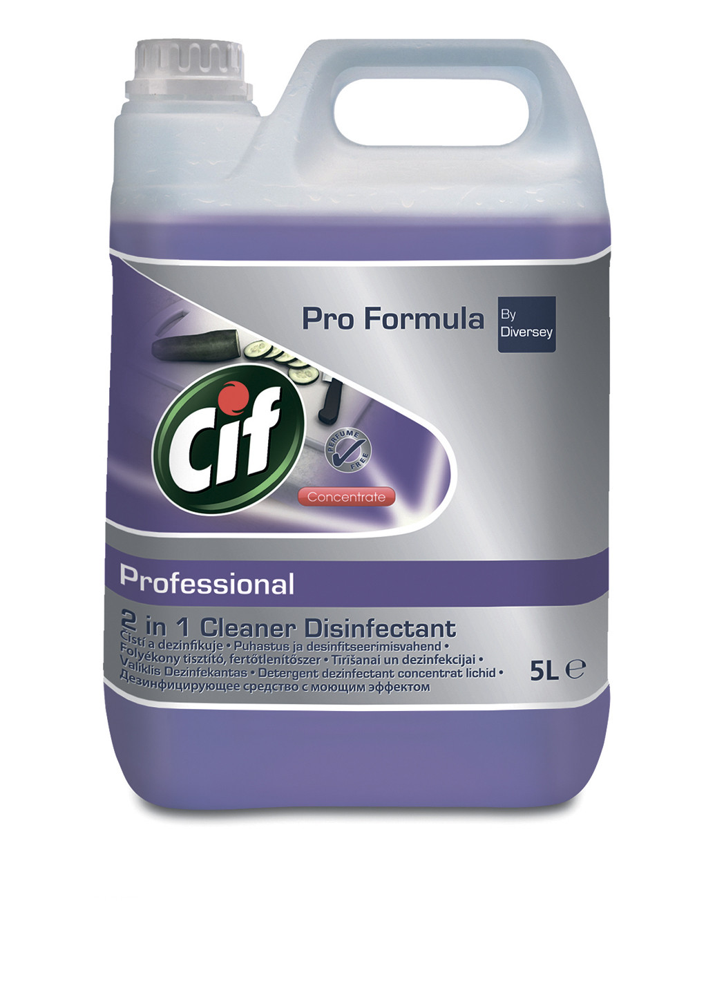 Чистящее средство 2в1 для мытья и дезинфекции всех поверхностей, 5 л Cif (286320379)