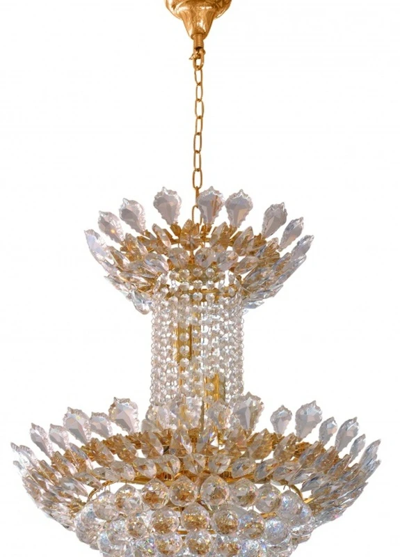 Люстра подвесная большая для холла хрустальная BCL-064S/12 Brille (253885671)