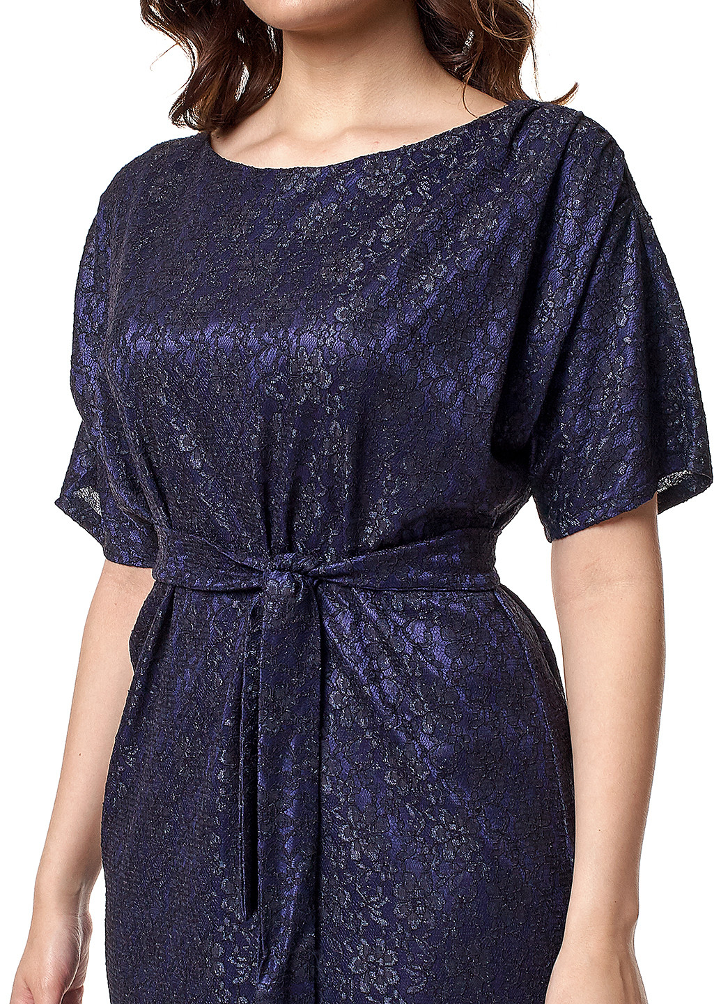 Фиолетовое кэжуал платье Ut с цветочным принтом