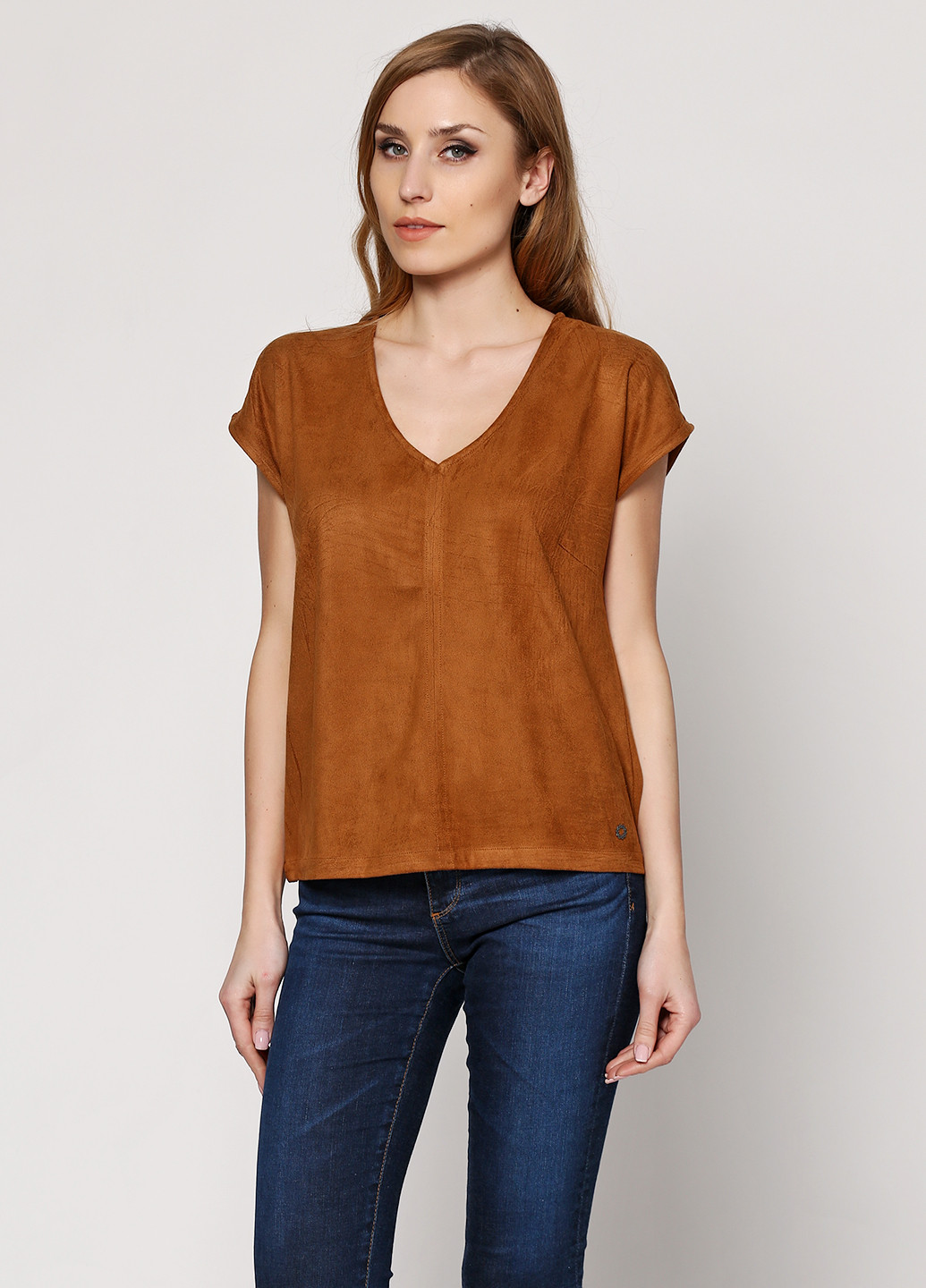 Коричнева блуза Numph