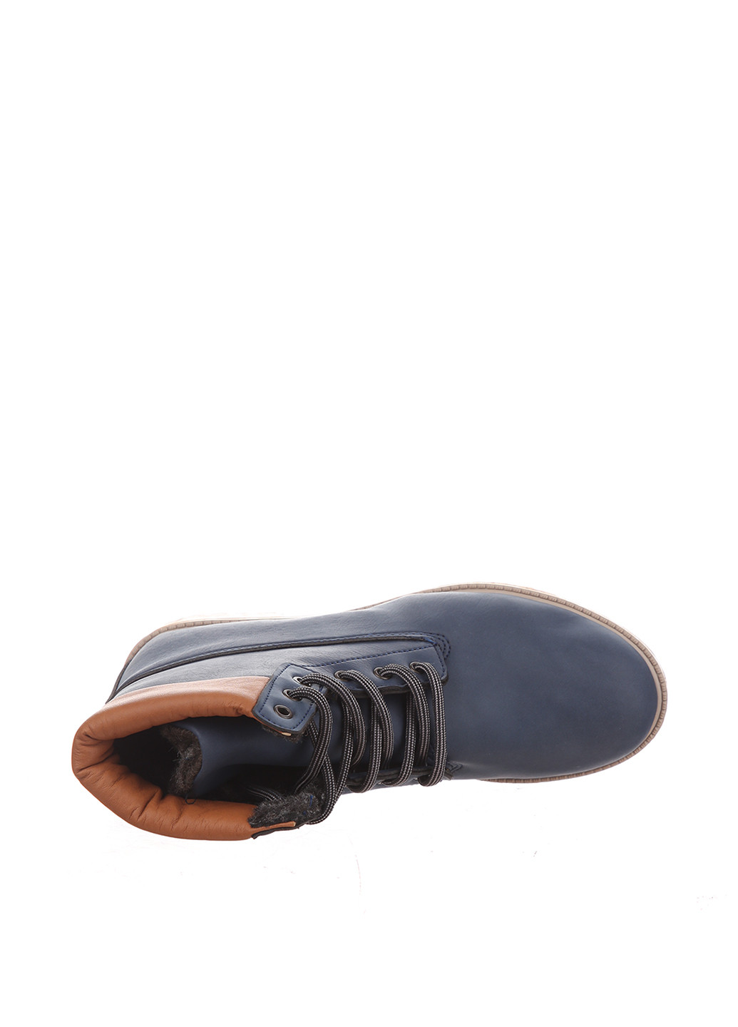 Темно-синие осенние ботинки тимберленды KOTON